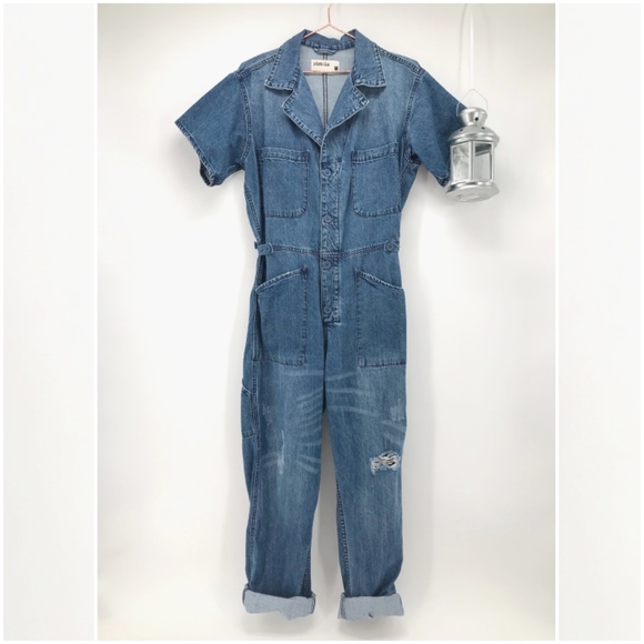 pistola denim jumpsuit